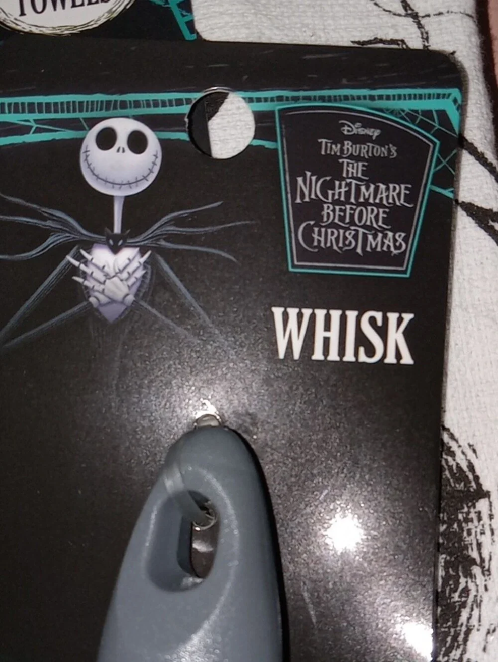 The Nightmare Before Christmas  Jack Skellington Towel Set & Whisk